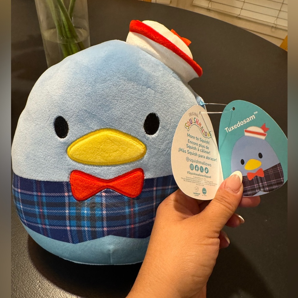 Tuxedosam Plaid Squishmallow 7”